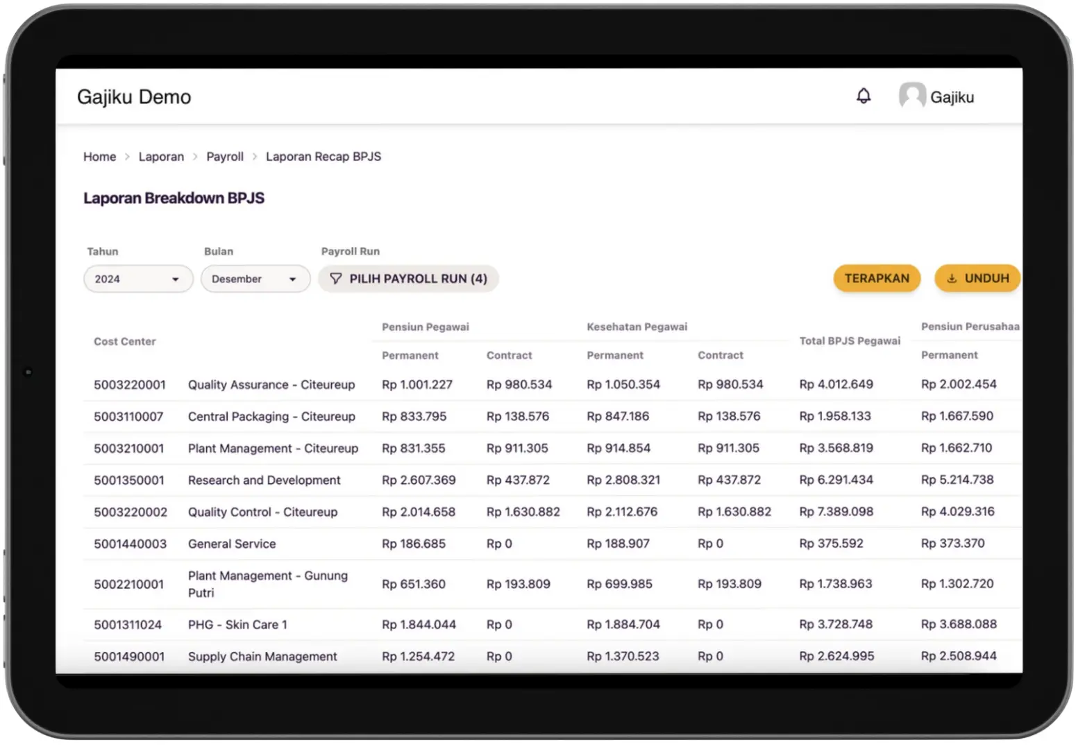 Gajiku employee apps